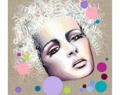 Popping Candy canvas giclee print