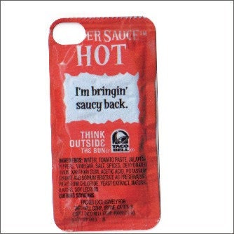 iphone 5 case, Taco bell sauce packet iphone 4 case, iphone 4s case, iphone 4 cover