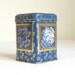 Vintage lithographed tin box of tea