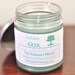 Emerald Dream Scented Soy Candle - 8 oz. jar - Druid, woods, botanicals