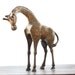 Vintage Brass Giraffe Figure / Statue