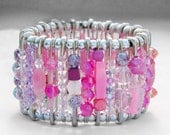 Safety Pin Bracelet - Unleash Your Girly Side Pink