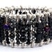 Safety Pin Bracelet - Gothic Black
