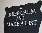 16"x10" Custom Shopping List / To-do List / Menu / Notes on Adhesive Chalkboard