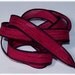 Hand Painted Wrist Wrap Ribbon Cranberry Jelly Sassy Silks Ribbons