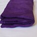 Swaddle Blanket in Purple Hand Dyed Cotton Gauze