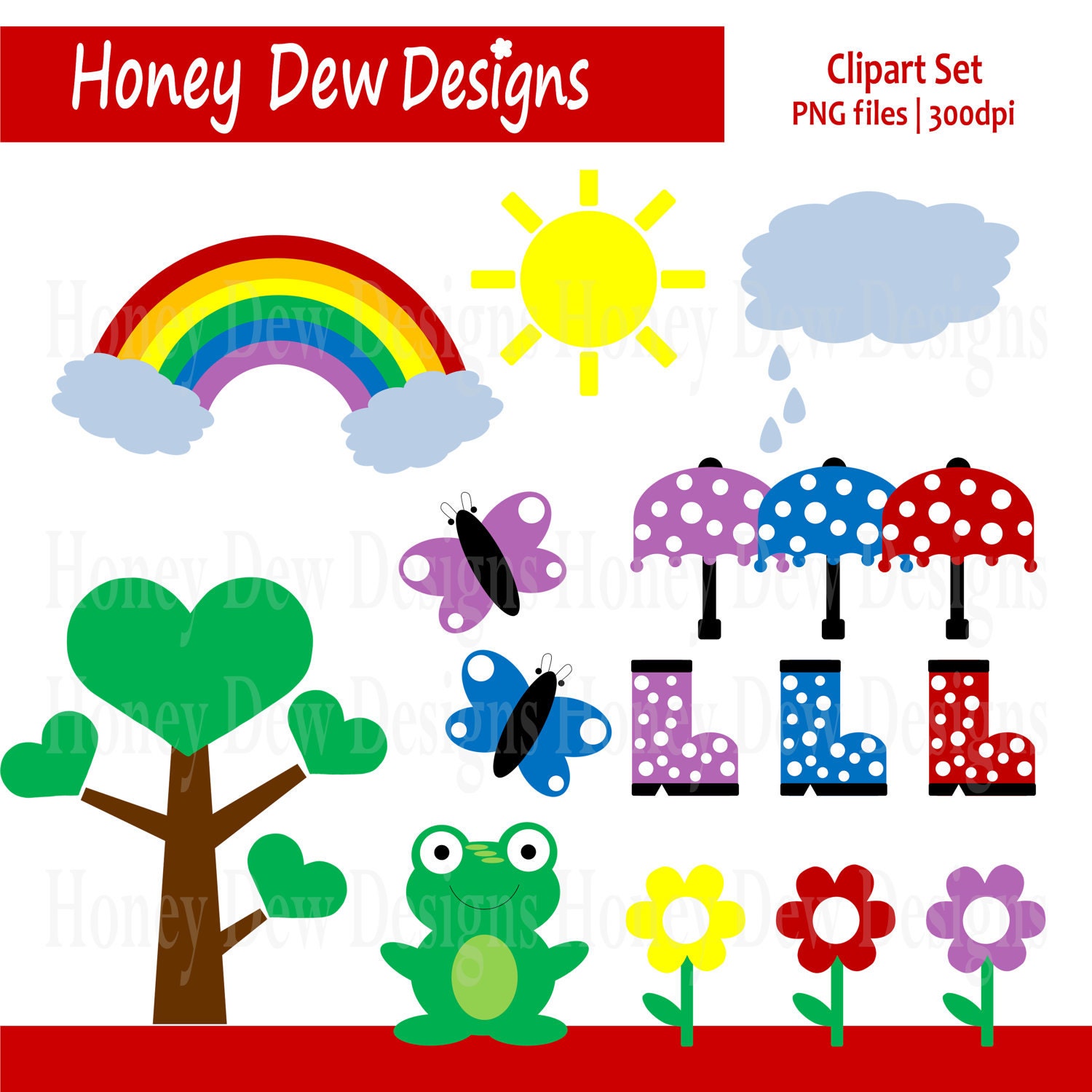 Free Rainbow Clipart