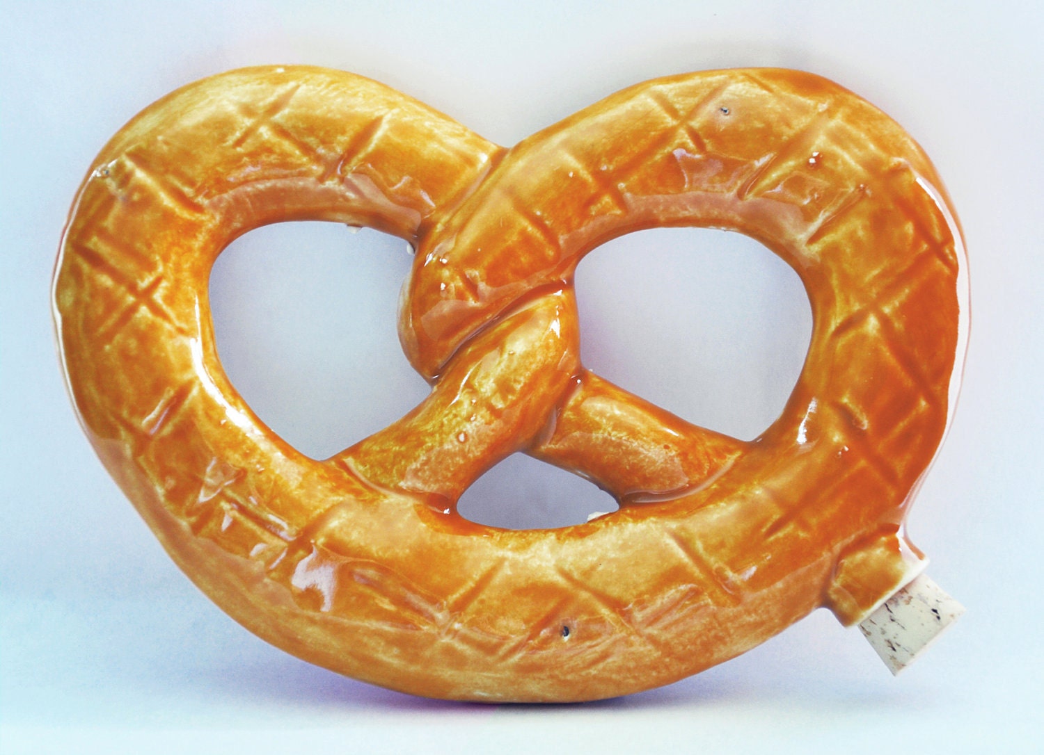 Porcelain Pretzel Flask