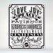 8x10 art print - Fruit of the Spirit - Black and White Typography Poster Print - Galatians Scripture Bible Verse
