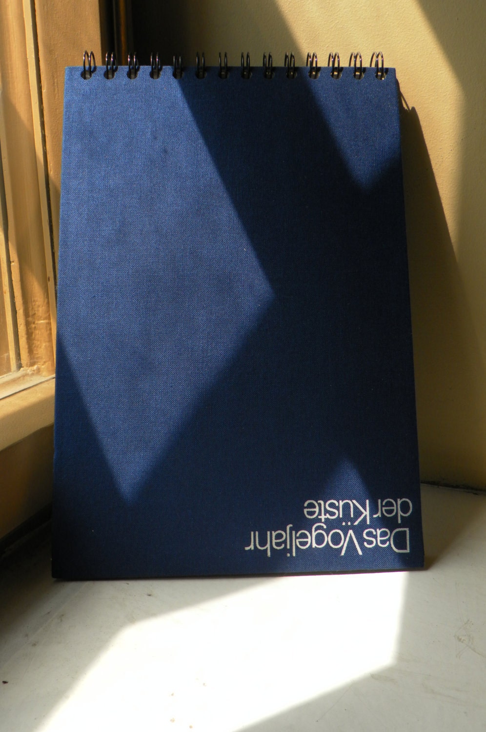 Upcycled Spiral Bound Notebook Tartuensis College "Birds"