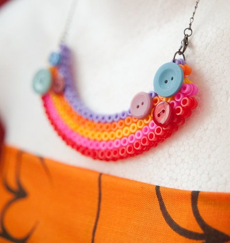 Perler Beads Plastic Pendant