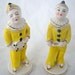 Two Vintage Pierrot Figurines by Moritama of Occupied Japan