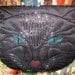 Vintage Satin Beaded Cat Purse