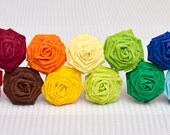 Bright and Colorful Paper Roses