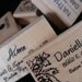 handmade by - Personalized Wooden Handle Stamp - business - website
