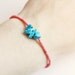 coral reef - turquoise and coral beaded friendship bracelet - summer jewelry