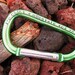 Personalized Hand-Stamped Carabiner- Groomsmen, Mens Gift, Father's Day, Couple's Gift- Keychain