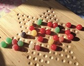 Candy Chinese Checkers - 5x7 Blank Note Card