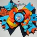 OKC Thunder Hair Bow (FREE flower or bow when you buy any 3) Baby Headband, Baby Girl Bow Headband