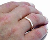 Silver Octagonal Nut Ring