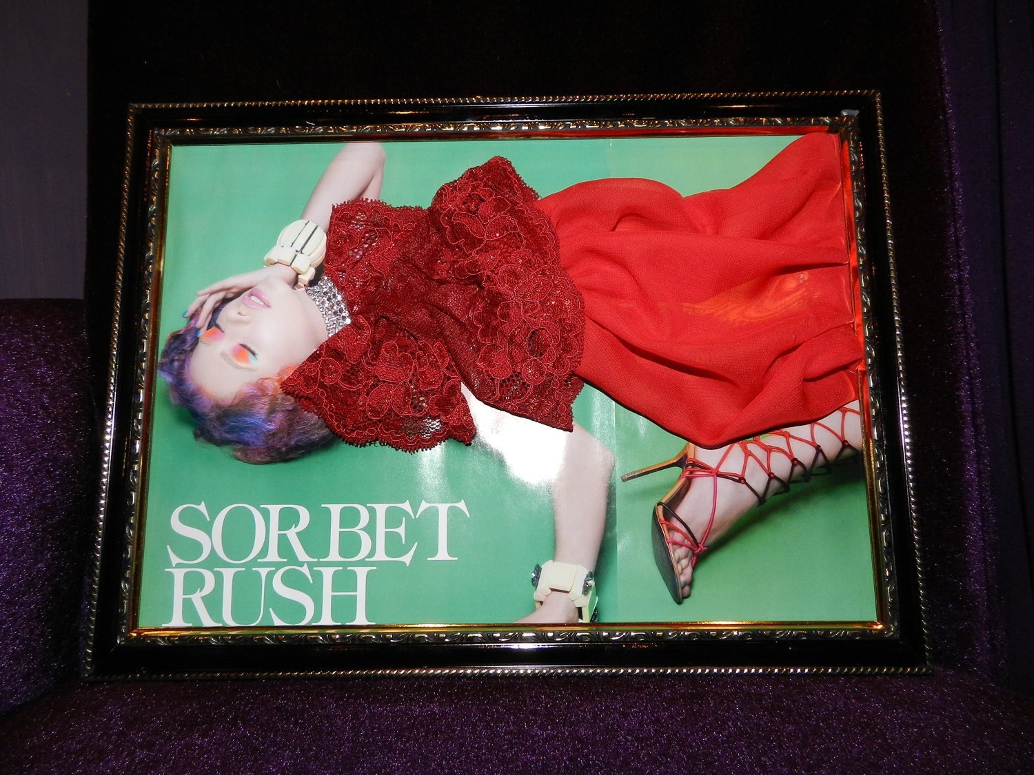 Customized Personal style 3D MAGICAL ART (Red Dress)