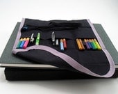 Pencil Roll -- Lavender Ninja
