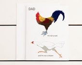 Not a Chicken Father's Day Card