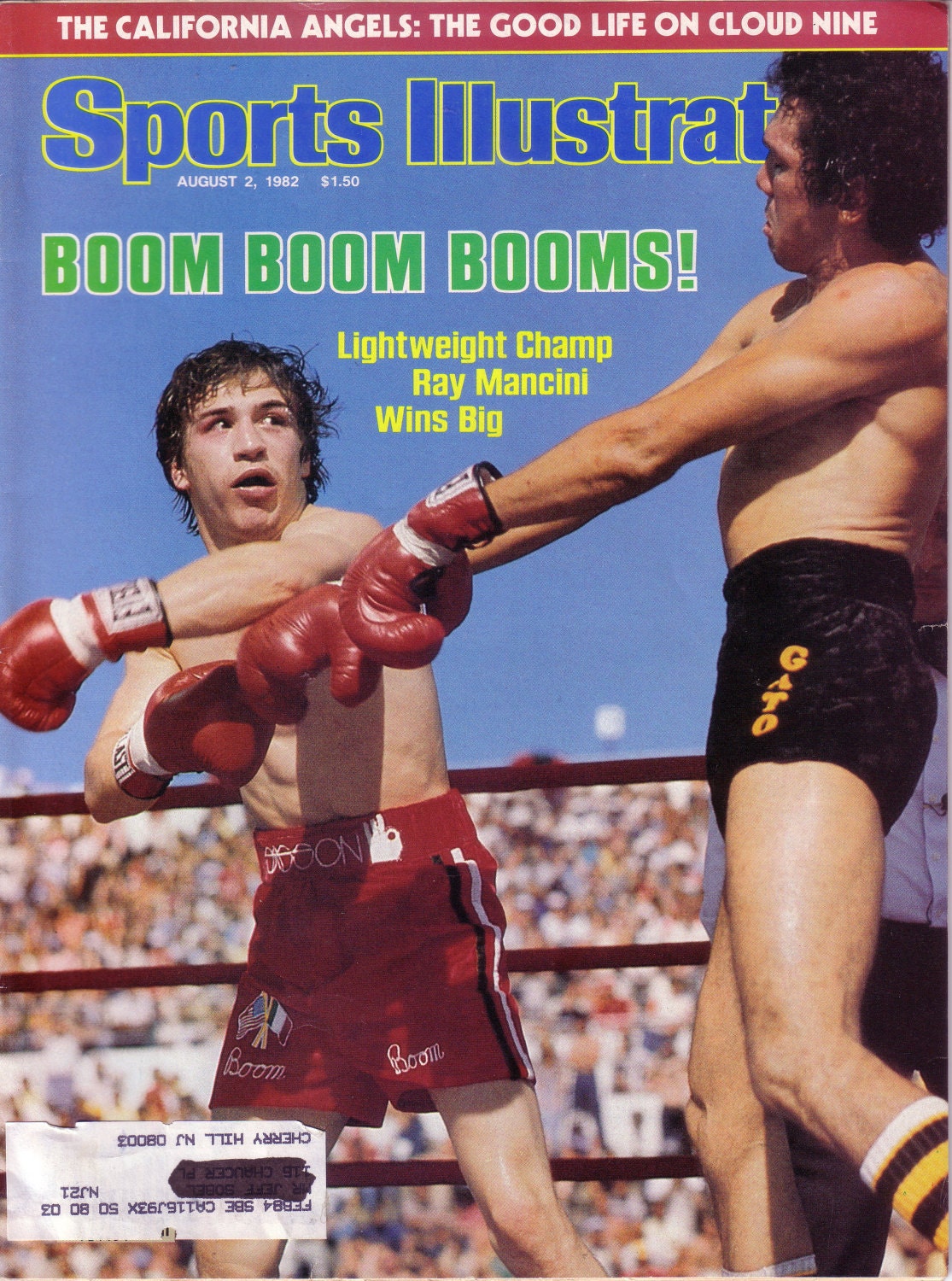 Vintage Sports Illustrated August 2, 1982 Ray Boom Boom Mancini on the cover