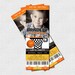 BASKETBALL TICKET INVITATIONS Birthday Party - (print your own) Personalized Printable