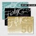 MILESTONE BIRTHDAY or Anniversary Invitations - Any Age (print your own) 16th 21st 30th 40th 50th 60th
