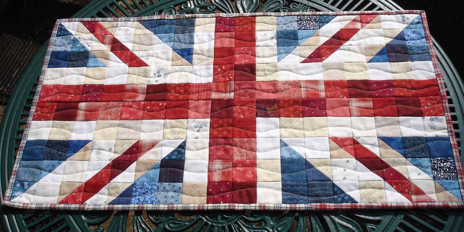 Union Jack Patchwork Quilt