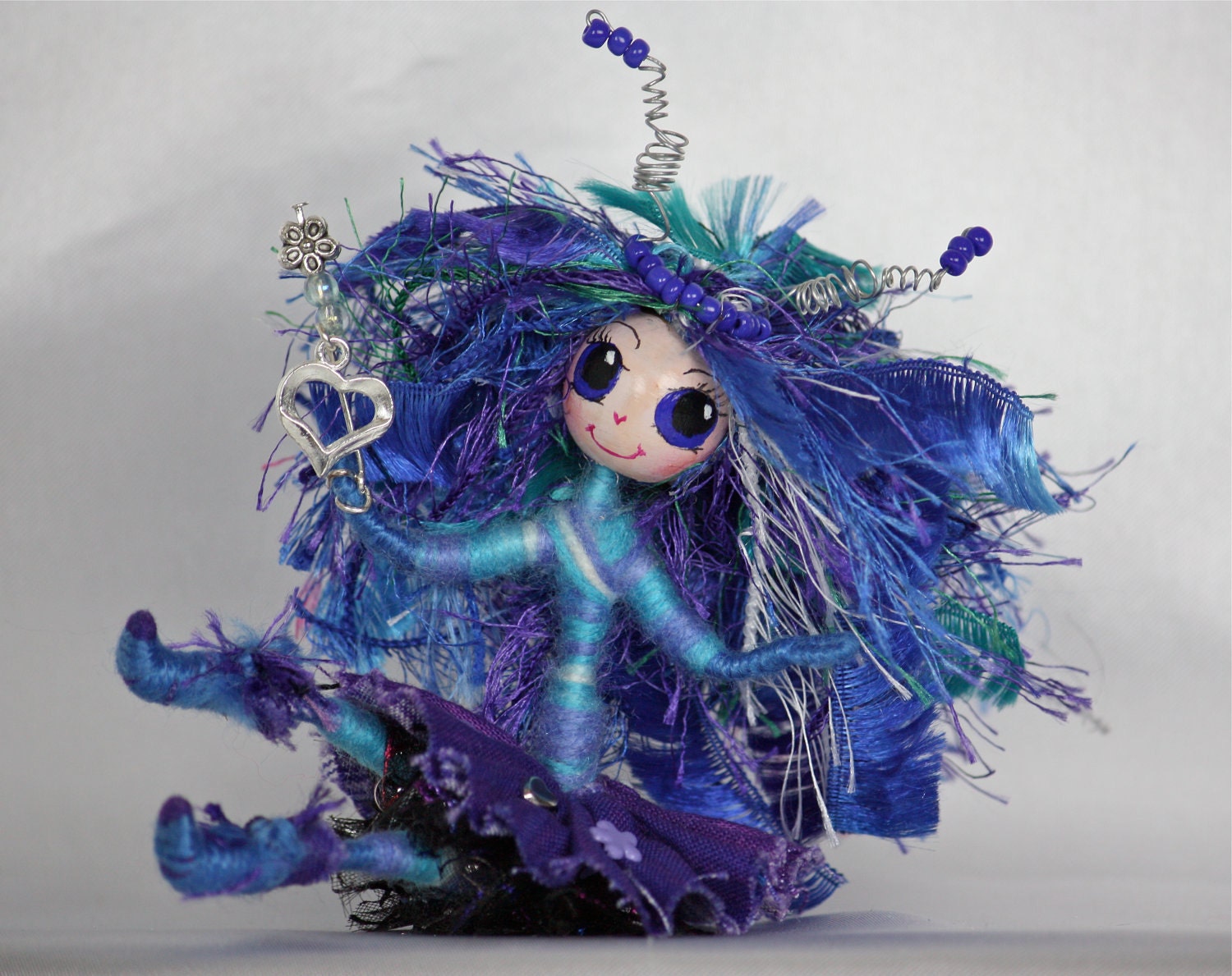 Handmade Doll Fairy OOAK (One Of A Kind) Art Doll Fantasy Faerie Wild Elf