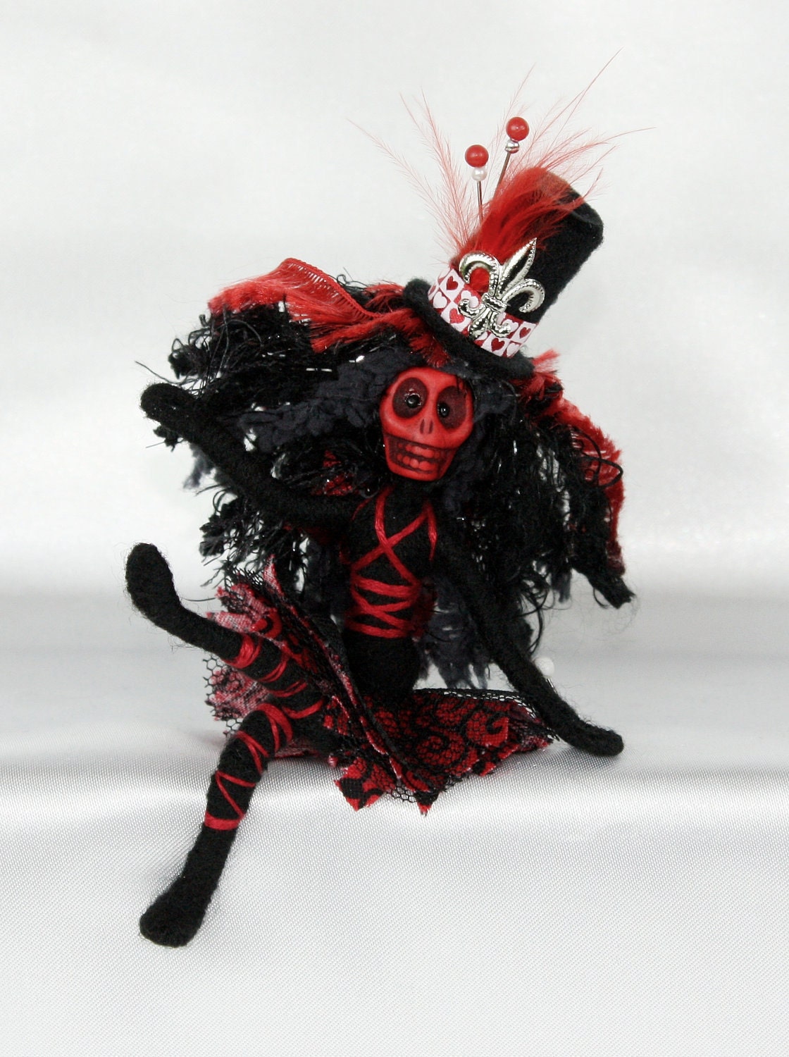 Original Zombie Art Doll OOAK One of a Kind Gothic Handmade Collectable