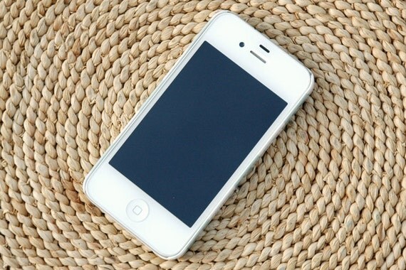 Herringbone iPhone 4 Case in Island Blue