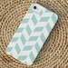 Herringbone iPhone 4 Case in Island Blue