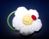 Daisy Hairband with Ladybug