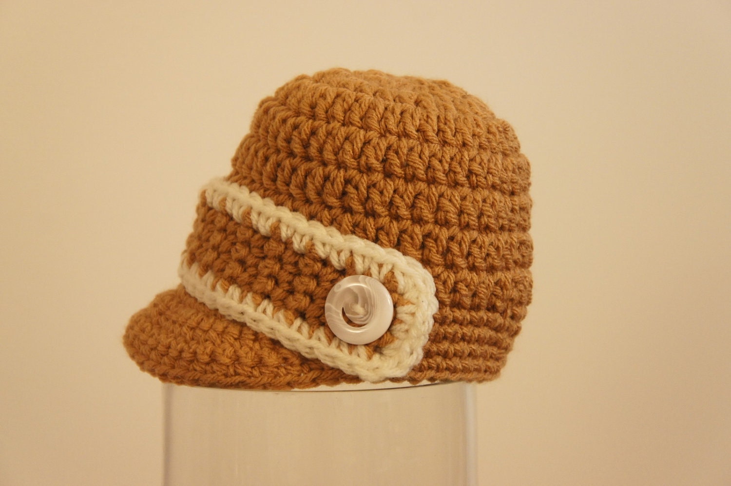 Newsboy hat, Crochet newsboy hat, Crochet Baby Hat, Baby Hat, photo prop