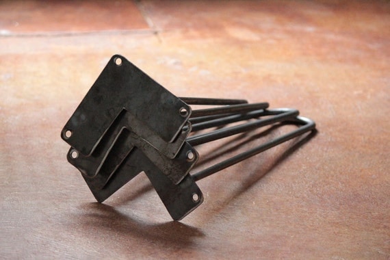 Hairpin Legs - All Sizes - Custom Made - Raw Steel