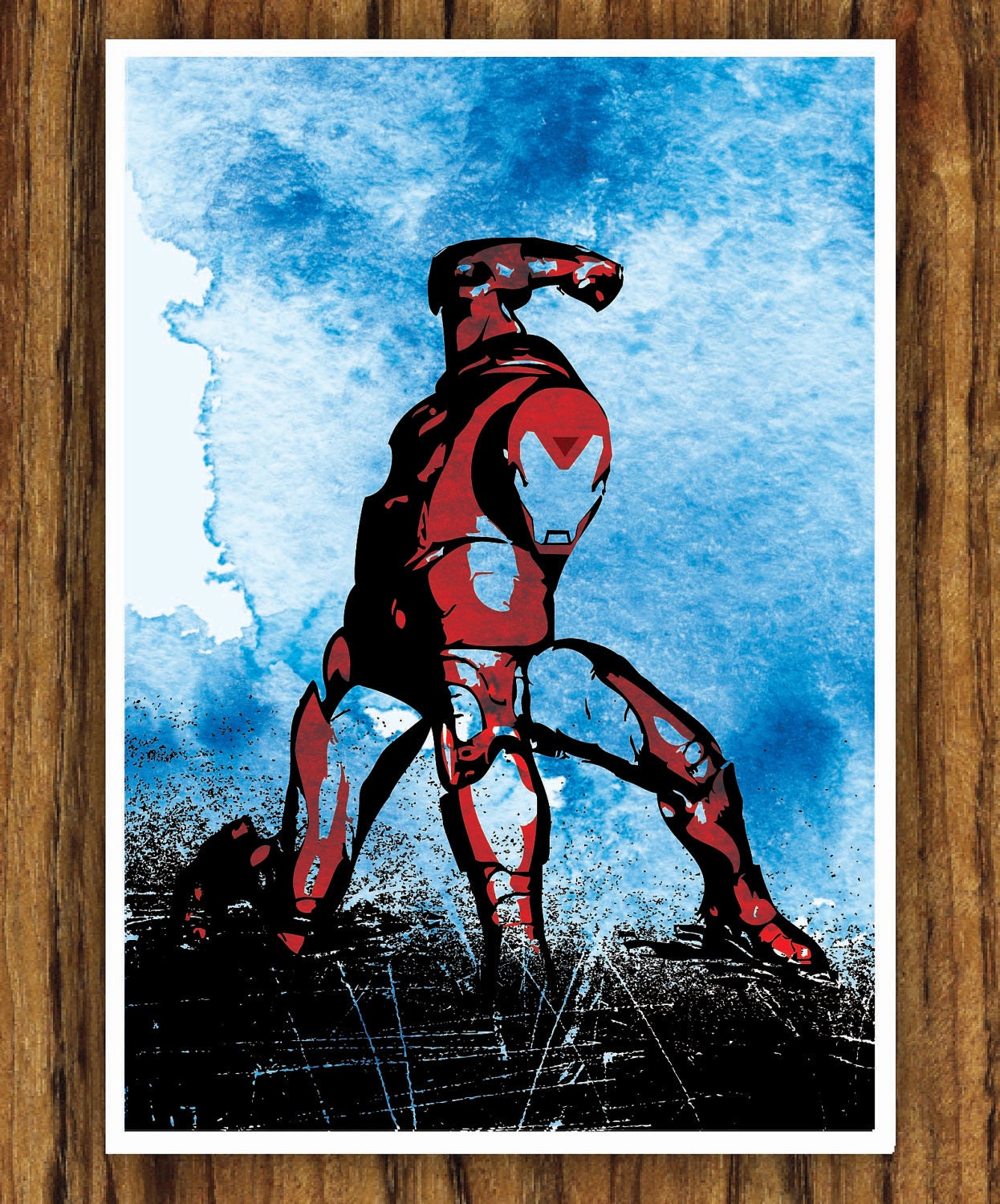 Captain America, Hulk , Iron Man and Thor Superheroes Poster Set