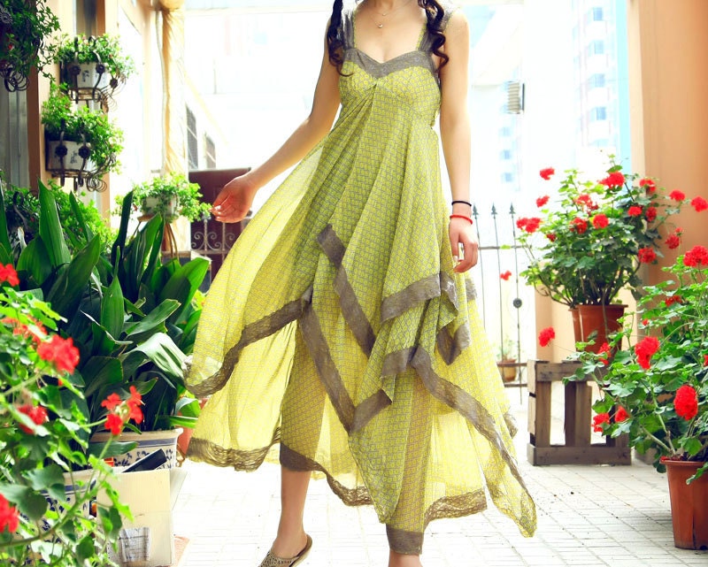 Chiffon dress (018)