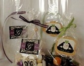 Custom candy buffet bags, favor bags with ribbons and custom stickers      Qty of 100