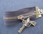 Guns a Blazin Zipper Cuff