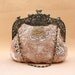 On Sale 35% OFF --Silk Sparkle Beading Wedding Purse Evening Clutch AC1001