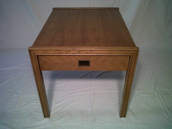THOMASVILLE Vintage Modern End Table With by modernmidcenturyfurn