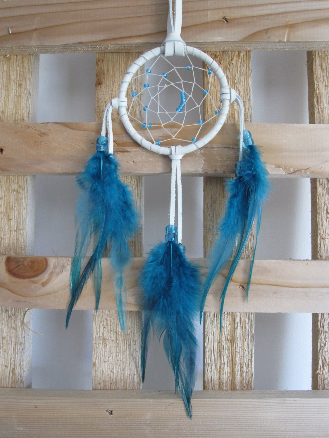 Dream Catcher White Leather