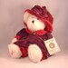 Retired Boyds Bear - Ms Rouge Chapeau - Red Hat Society, The Head Bean Collection - Excellent Condition