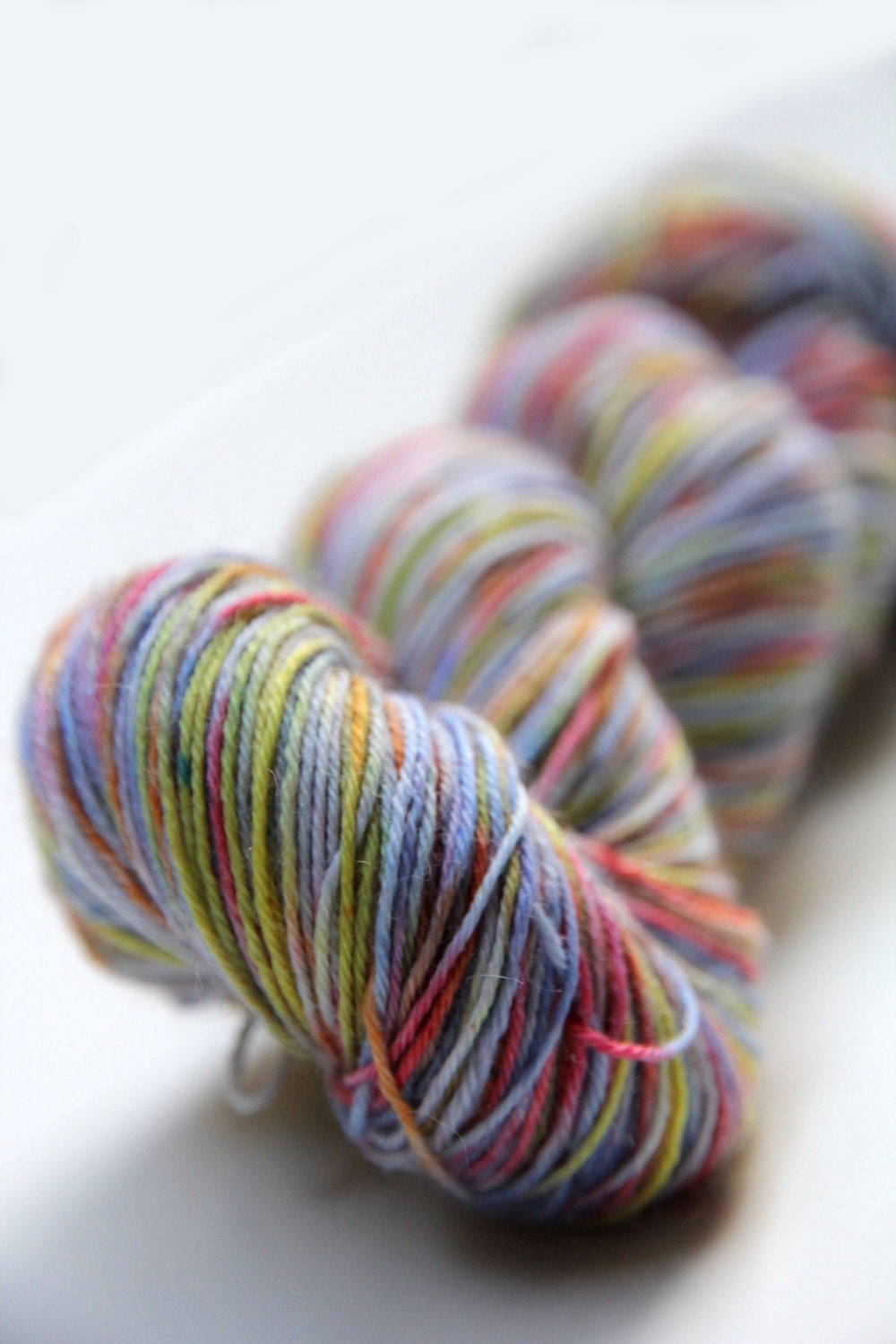 Faded Kimono - Scream 75/25 Merino Nylon Glazed Variegated Sock Yarn