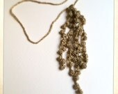 The Golden Faux Ruffle Necklace - Srping trend