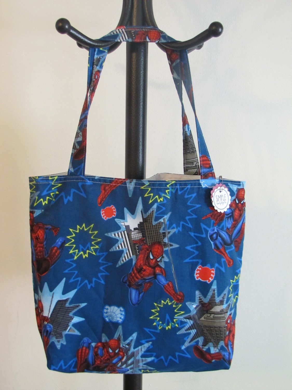 Spiderman Library Tote