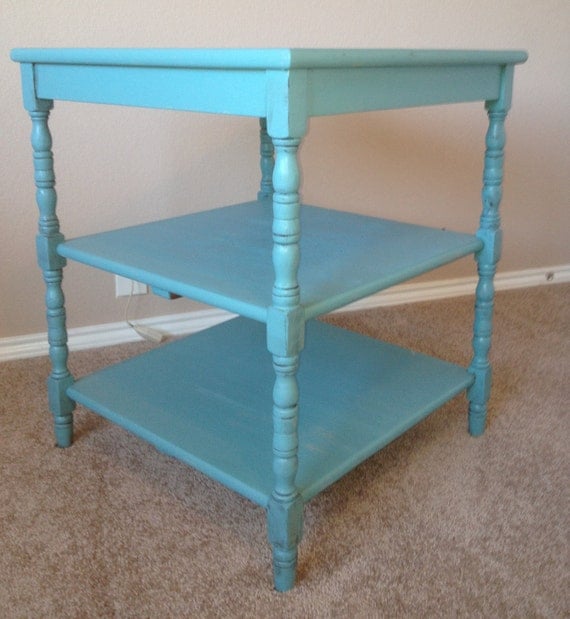 Vintage Three Tier Corner Table//Accent Table//Coffee Table//End Table